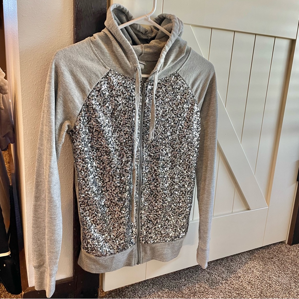 Sequin Zipup Vanity